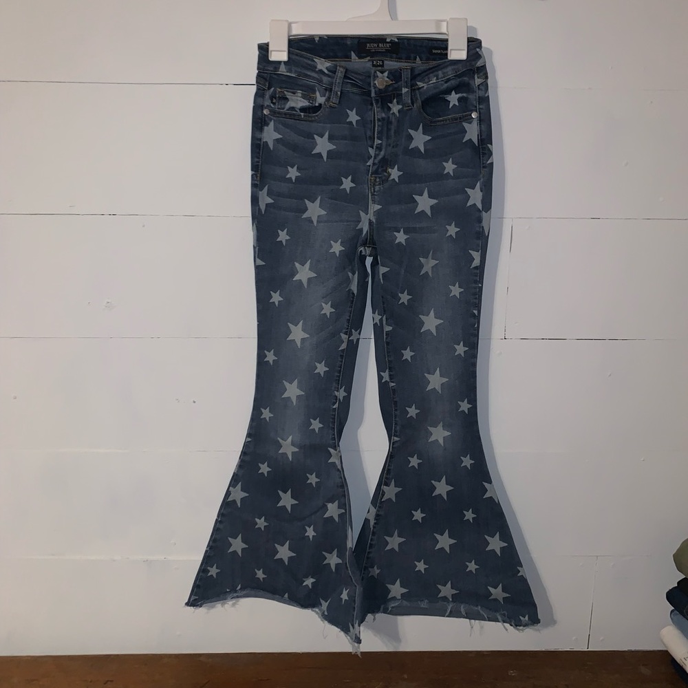 Star Bell Bottom Jeans